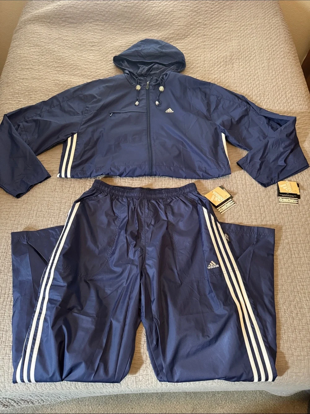 Adidas Climashell 3 Stripe Training Set